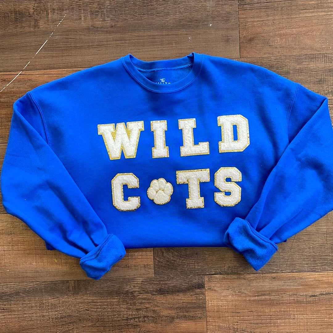 WILDCATS Chenille Patch Top