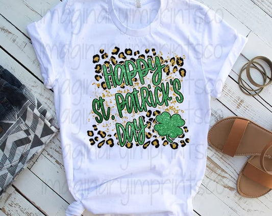 Happy St. Patrick’s Day leopard