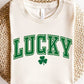 Varsity letter font LUCKY