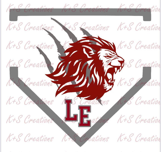 Lions Elite gray home plate