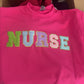 NURSE Chenille Patch Top