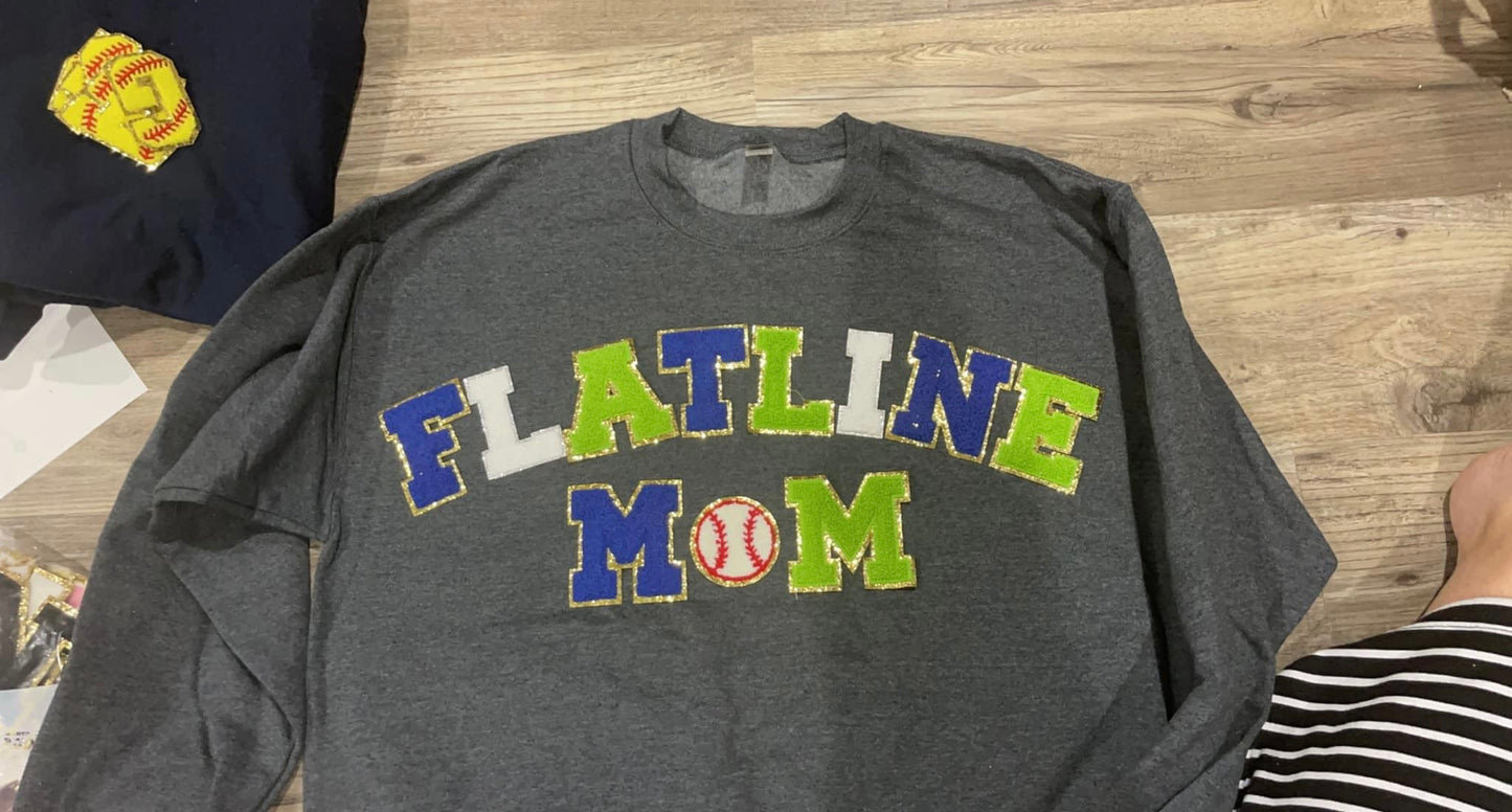 FLATLINE Chenille patch top