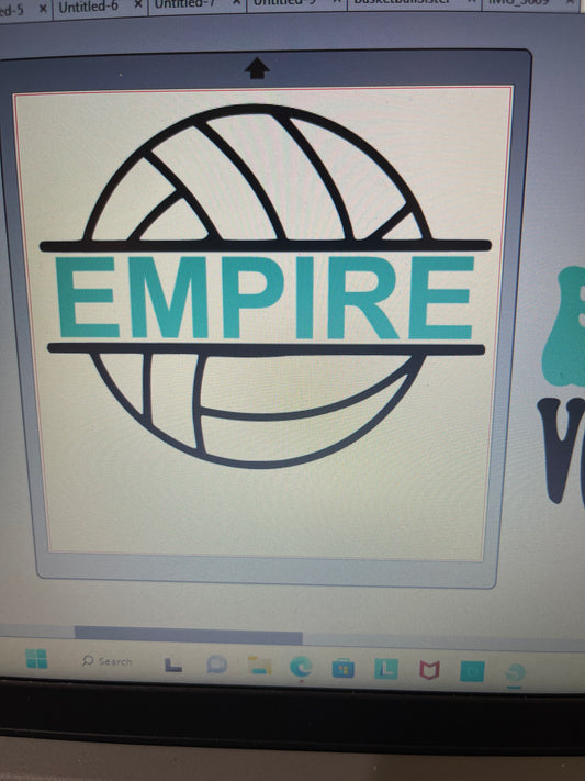 Empire volleyball split