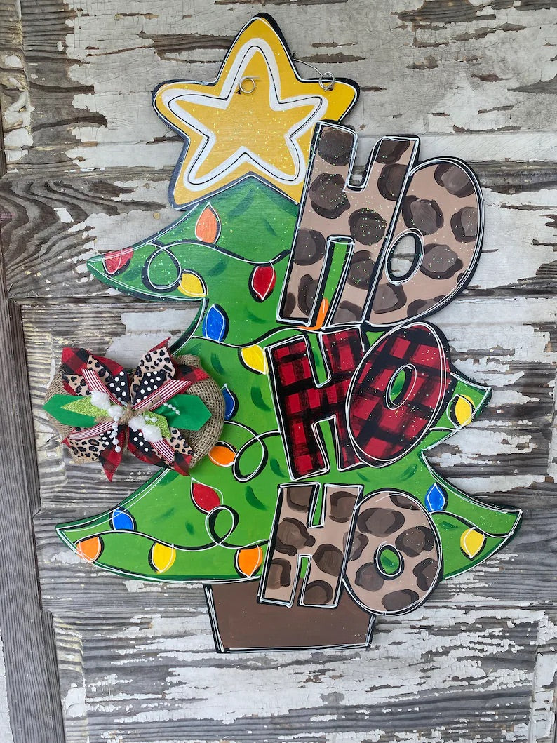 Cheetah Ho Ho Ho Tree