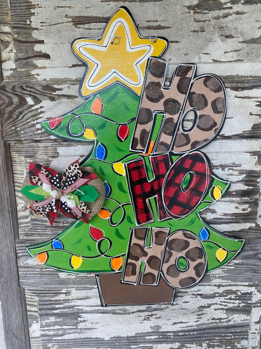 Cheetah Ho Ho Ho Tree
