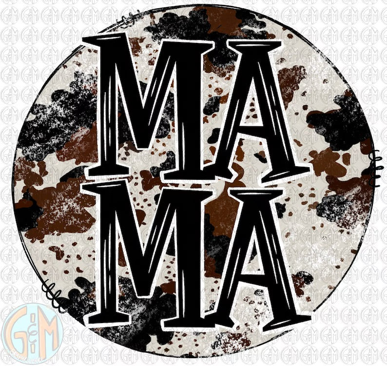 Mama cowhide circle