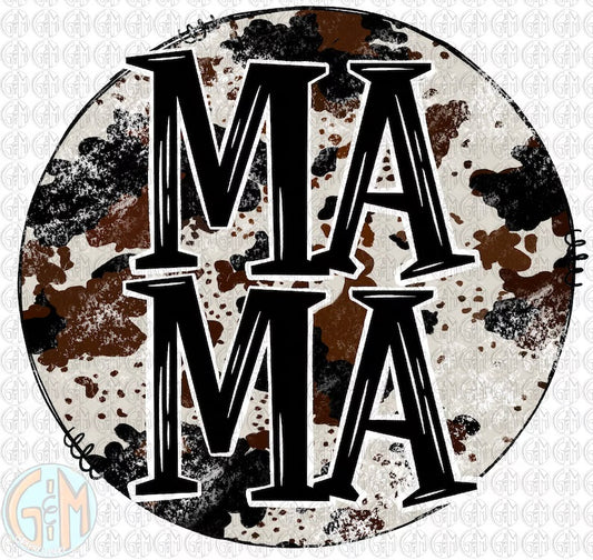 Mama cowhide circle