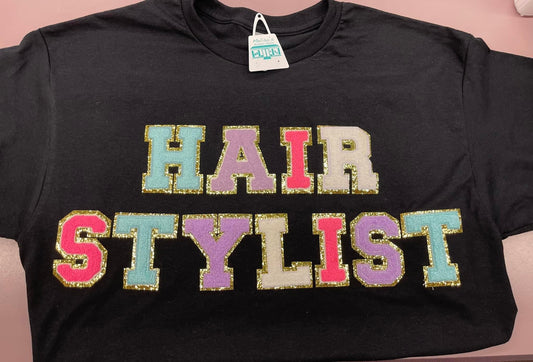 HAIR STYLIST Chenille Top
