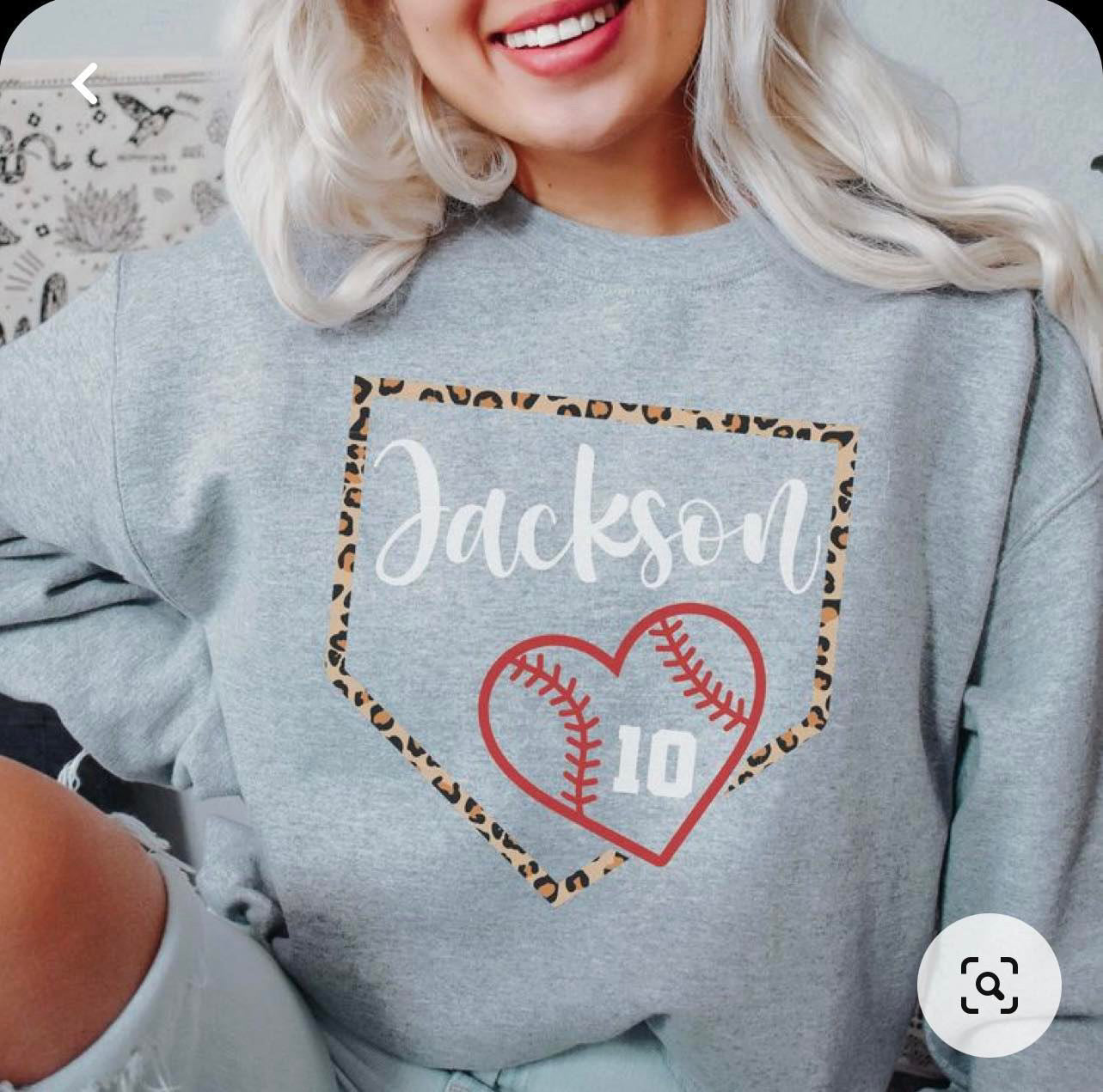 Leopard home plate with name