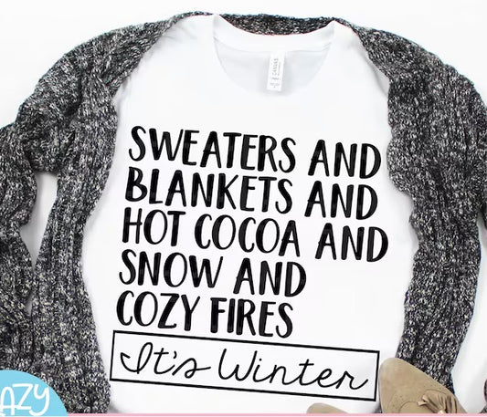 It’s winter