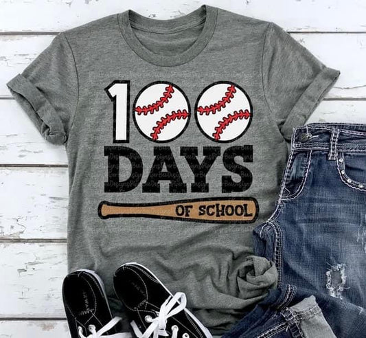 100 days of school baseball