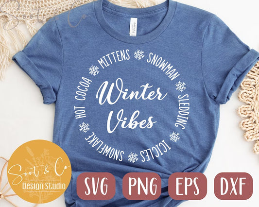 Winter vibes: snowmen cocoa etc