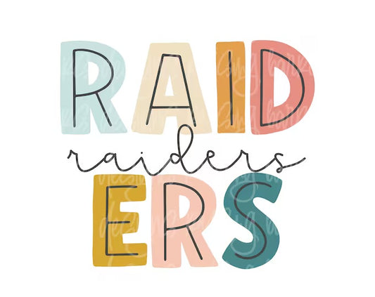 Raiders multi color