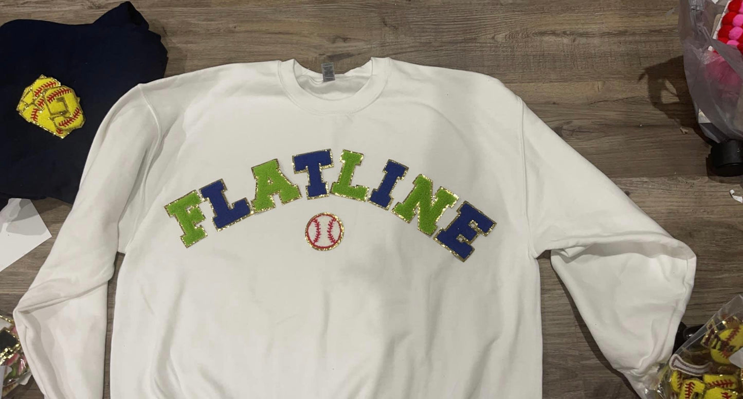 FLATLINE Chenille patch top