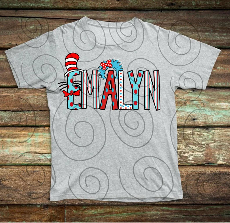 Custom Dr Seuss name