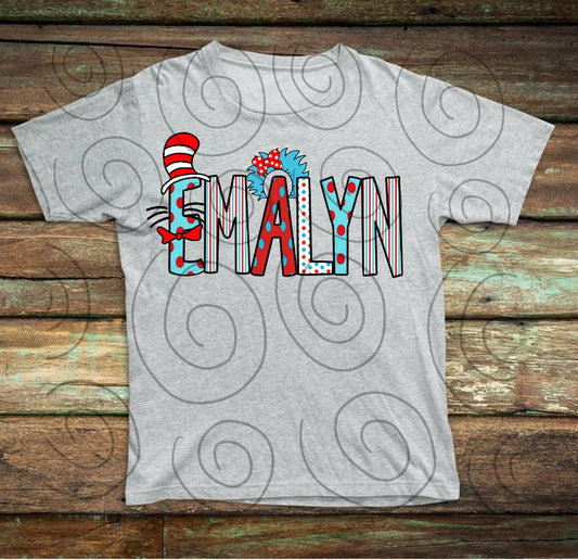 Custom Dr Seuss name