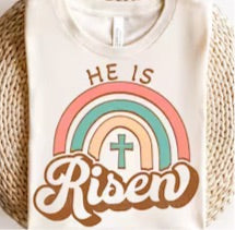 He is risen rainbow