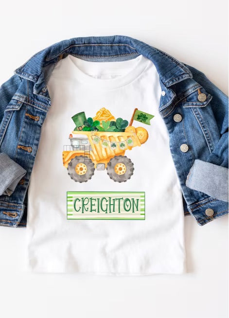 Construction truck lucky charms