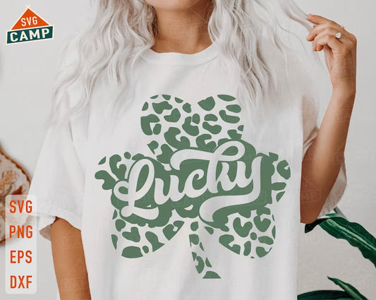 Lucky leopard shamrock