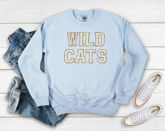 WILDCATS Chenille Patch Top