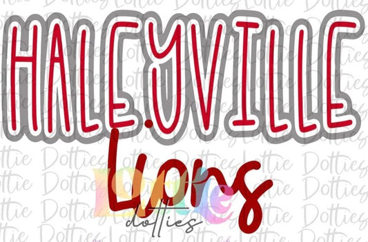 Haleyville lions multi color