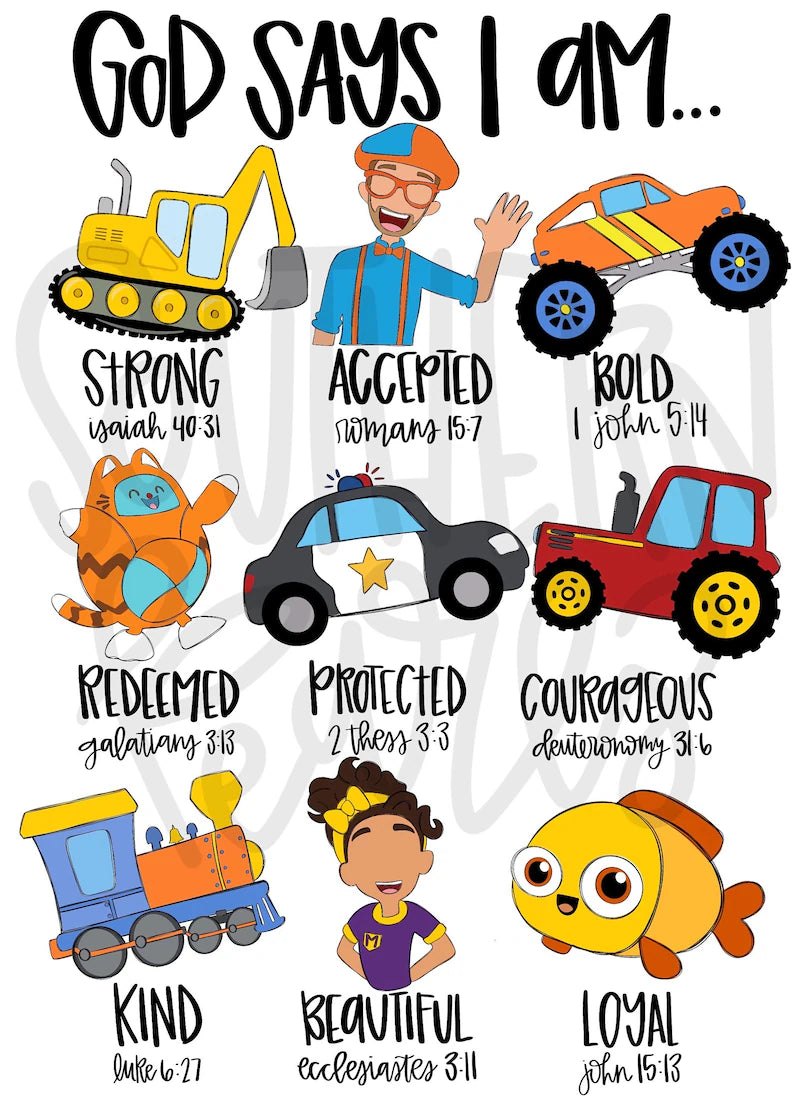 God says I am (blippi)