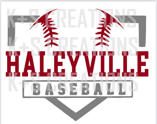 Haleyville baseball home plate