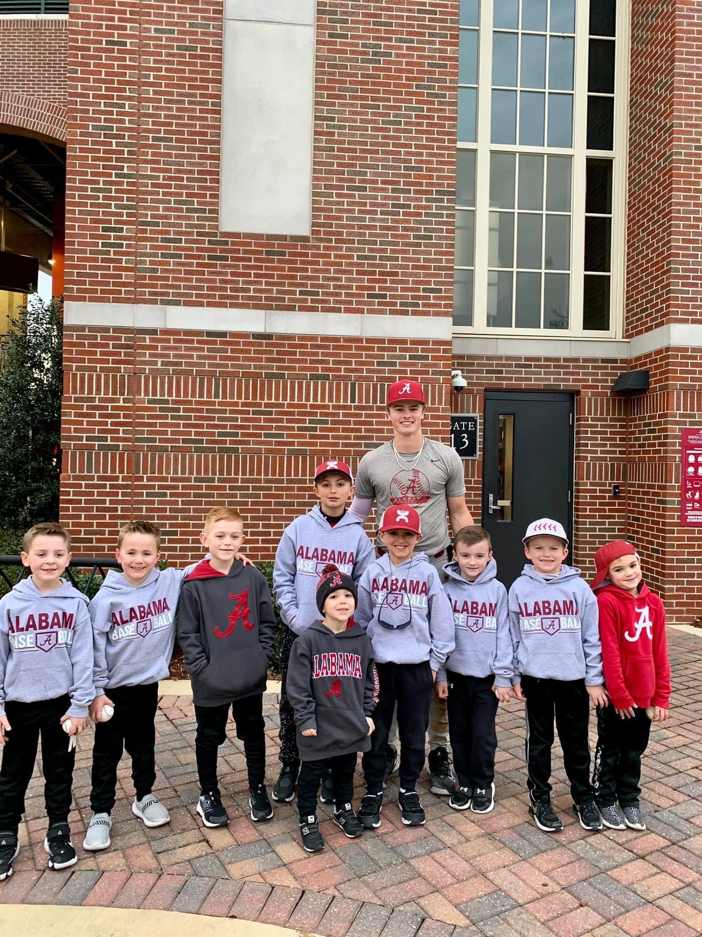 Alabama baseball middle home plate