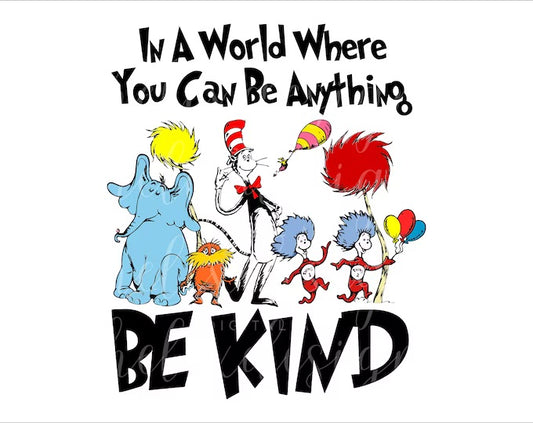 Be kind Dr Seuss