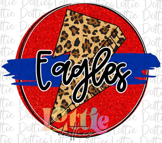 Eagles lightning bolt cheetah