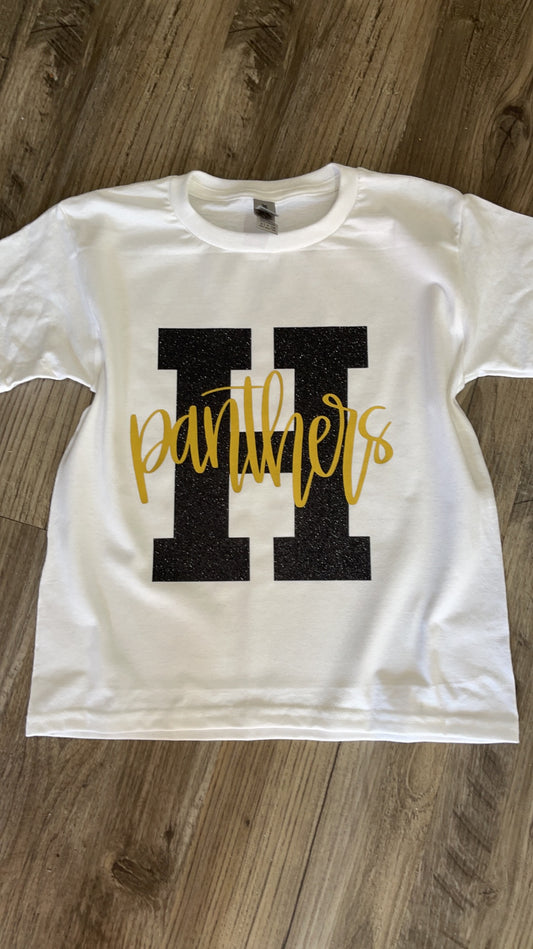 H panthers glitter/layered
