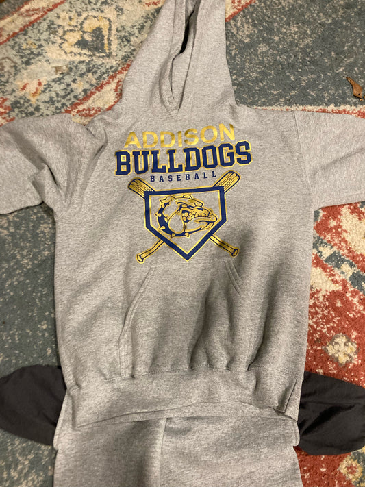 Addison bulldogs baseball sweatsuit
