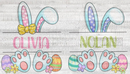Custom easter bunny name