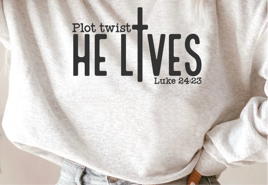 He lives