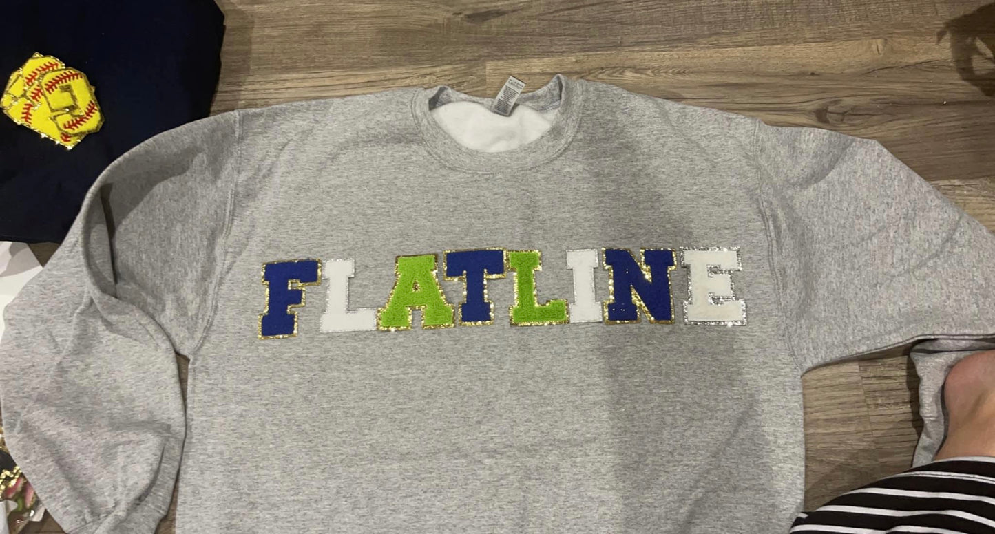 FLATLINE Chenille patch top