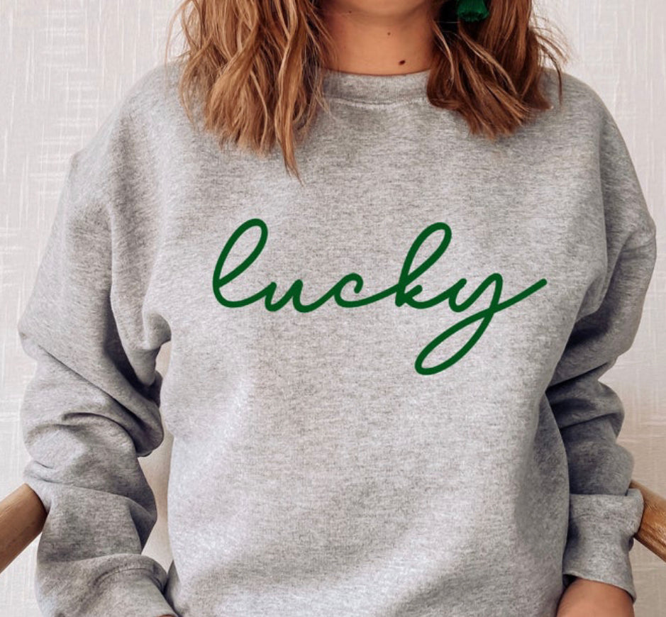 Lucky cursive