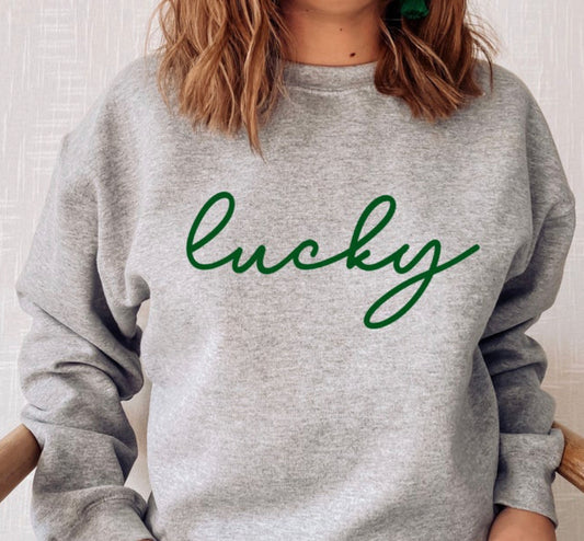Lucky cursive