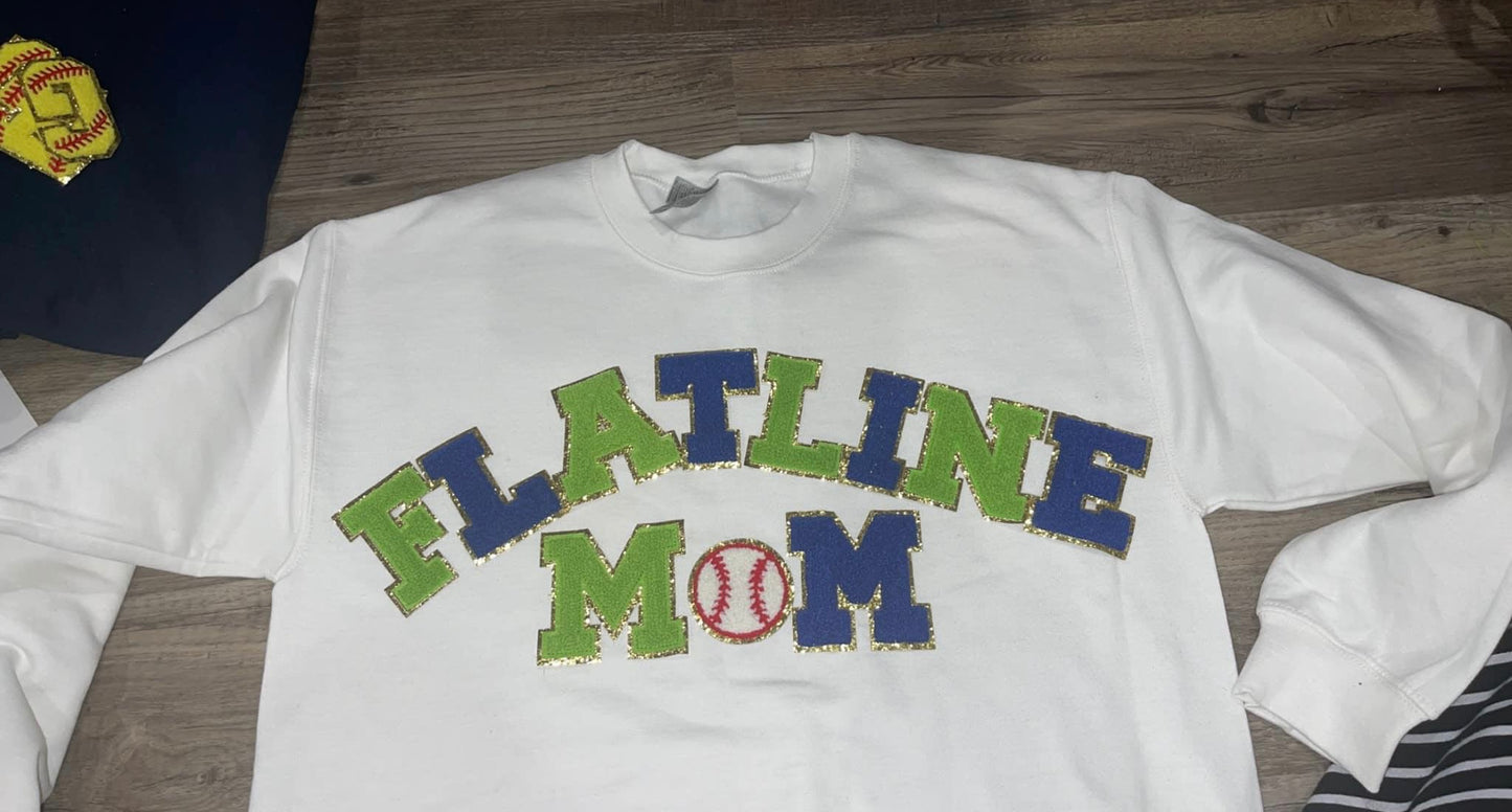 FLATLINE Chenille patch top