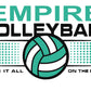 Empire Volleyball leave it all on the court
