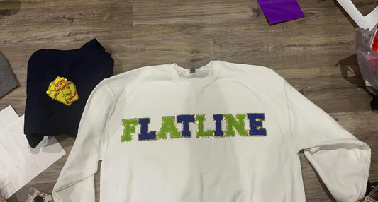 FLATLINE Chenille patch top