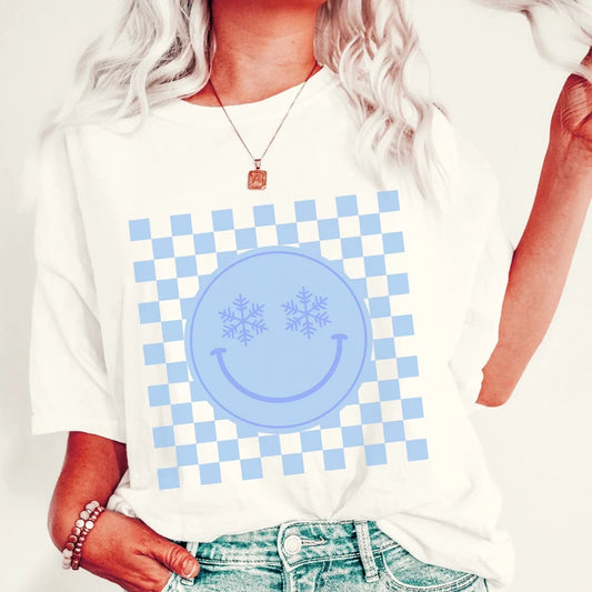 Winter smiley face