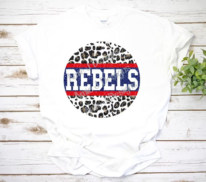 Rebels leopard circle