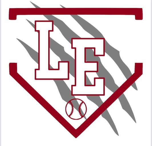 Lions Elite crimson home plate