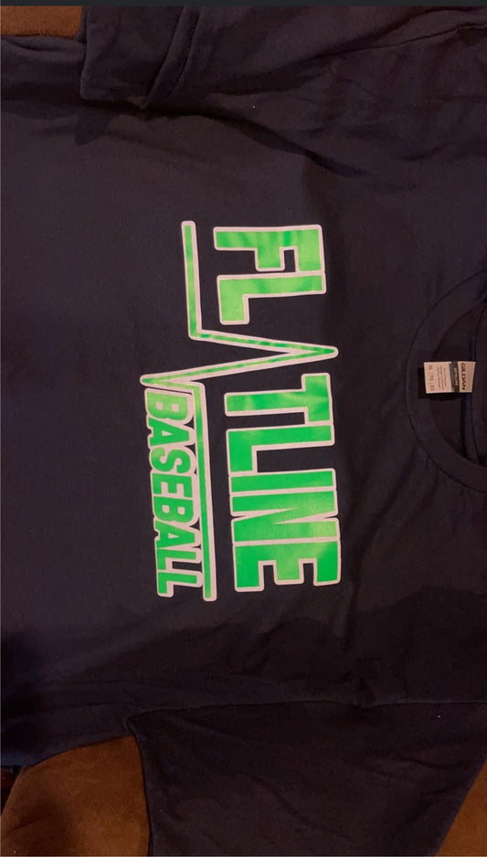 Flatline baseball layered