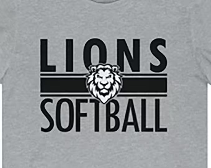 Lions softball underlined