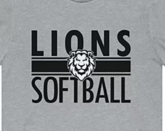 Lions softball underlined