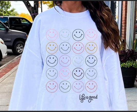 Life is good smiley face